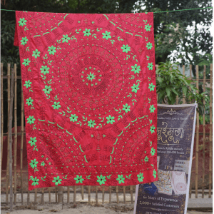 SKU_AKK-07 | Elegant Handmade Nokshi Kantha Quilt