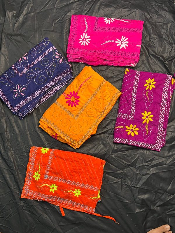 Baby Comfort Combo Nakshi Kantha Pack (হাতে তৈরি ৩ পিস সেট) - Image 7