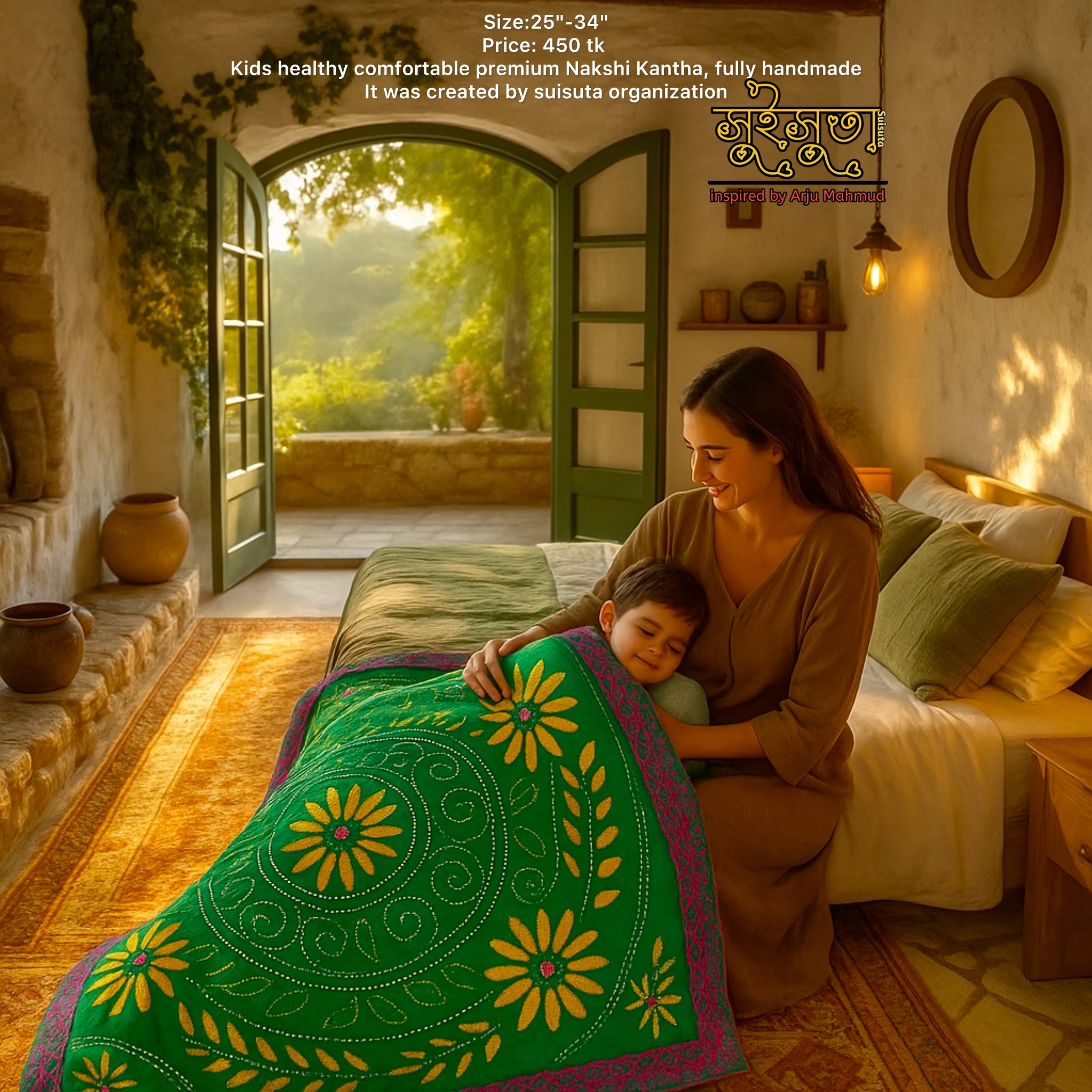 Soft Touch Nokshi Kantha – শিশুর প্রথম আরামের ছোঁয়া