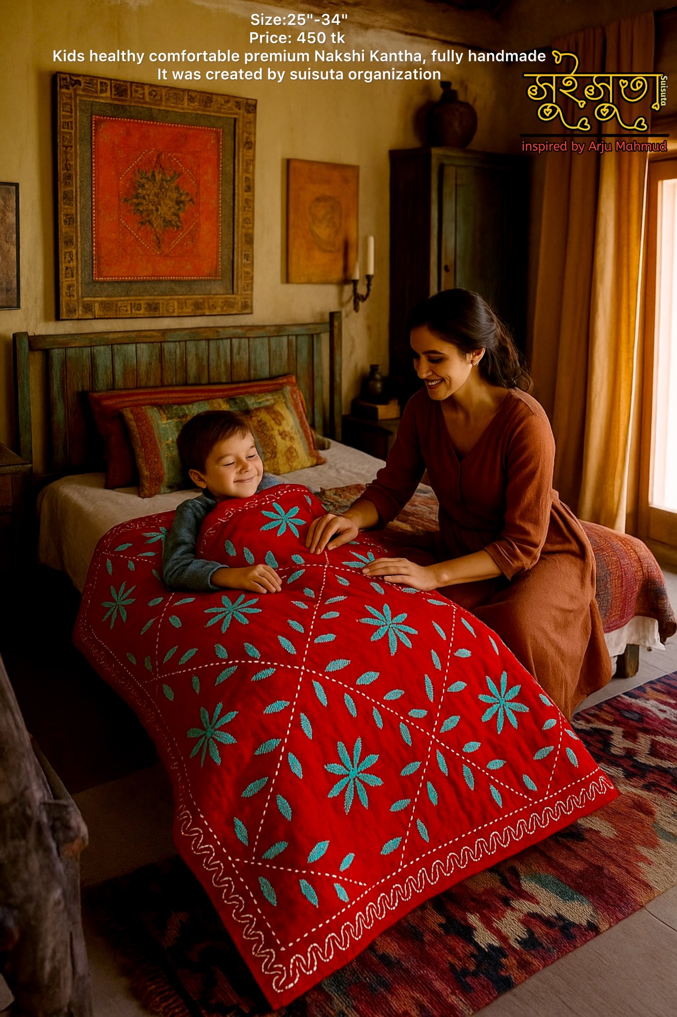 Baby Comfort Quilt – মায়ের হাতে তৈরি স্নেহময় নকশা