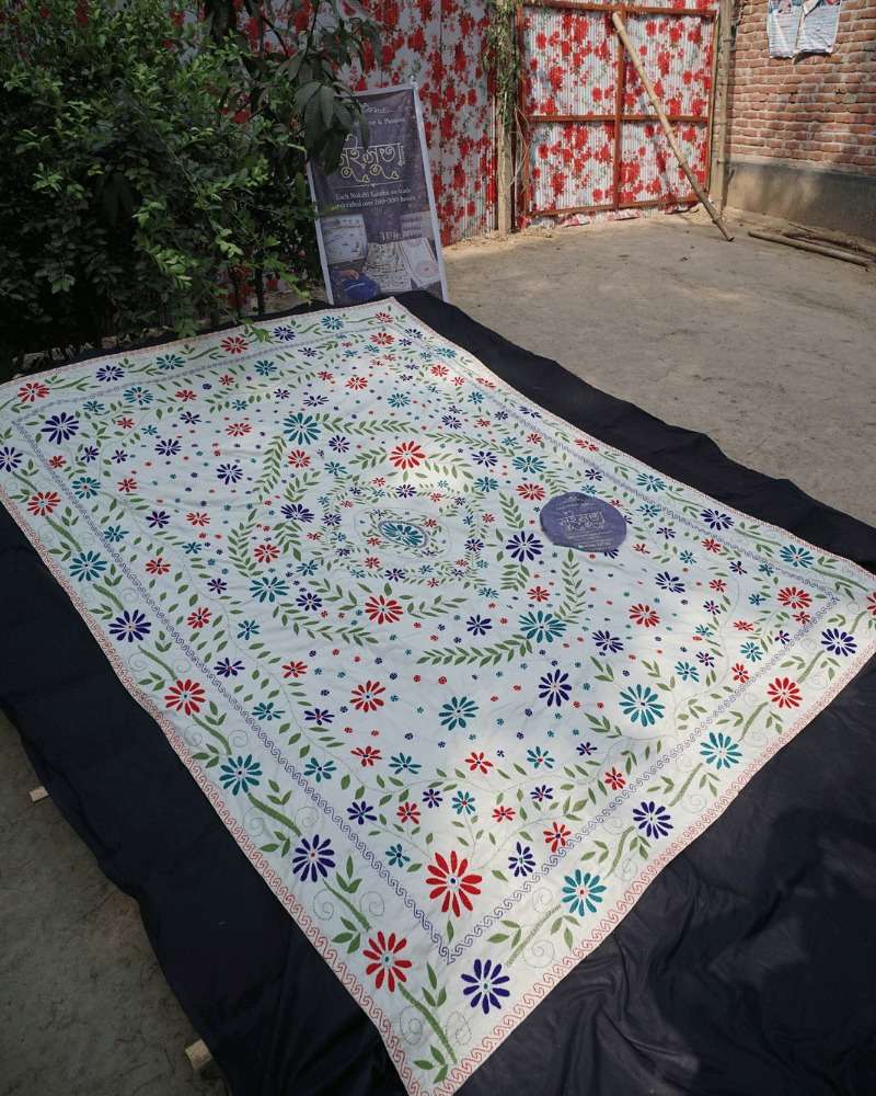 SKU_AKK-03 | Authentic Village Handmade Nokshi Kantha - Image 2