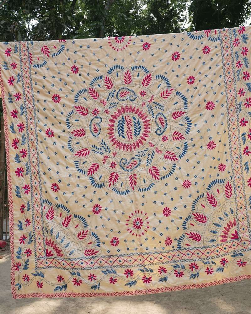 SKU_AKK-02 | Luxury Cotton Handmade Nokshi Kantha