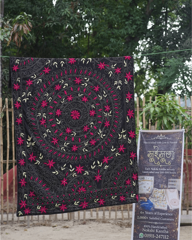 SKU_AKK-09 | Premium Cotton Kantha Bedspread