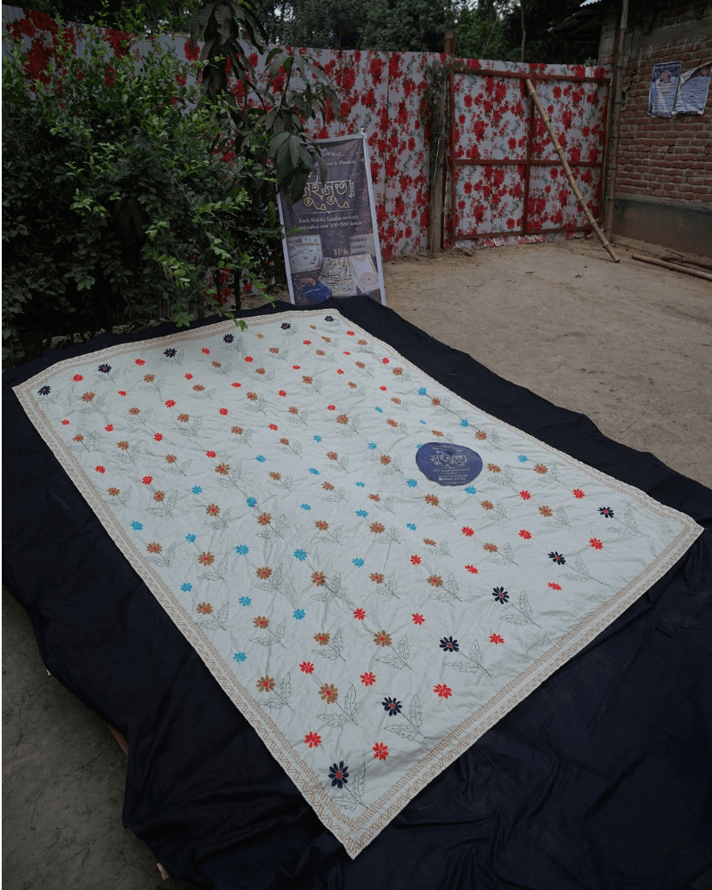 SKU_AKK-20 | হ্যান্ডমেড নকশি কাঁথা ও বেডশিট (Customizable Cotton Collection) - Image 2