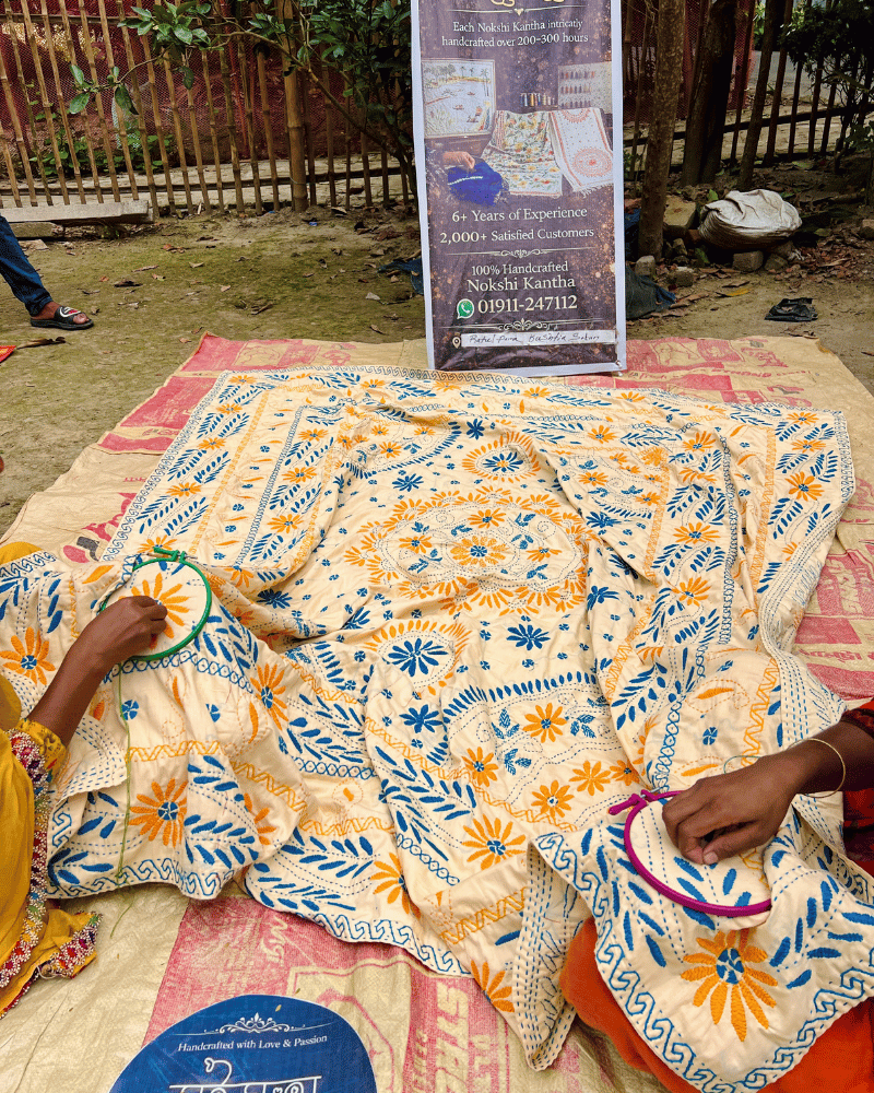 SKU_AKK-39 | Village Handmade Bedspread Kantha