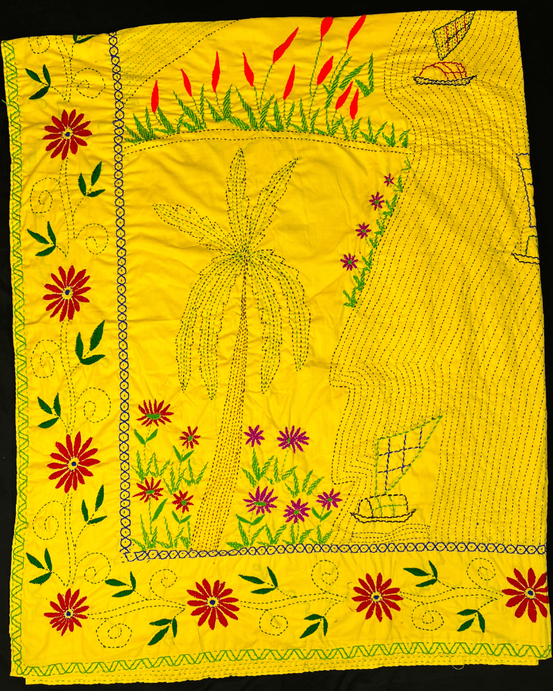 SKU_AKK-65 | Luxury Traditional Nokshi Kantha Quilt - Image 4
