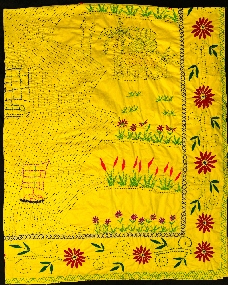 SKU_AKK-65 | Luxury Traditional Nokshi Kantha Quilt
