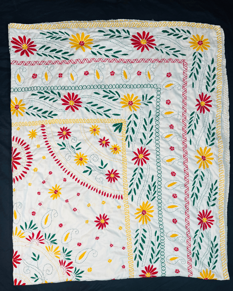 SKU_AKK-70 | ''3 Leyar'' Royal Luxury Handmade Nokshi Kantha