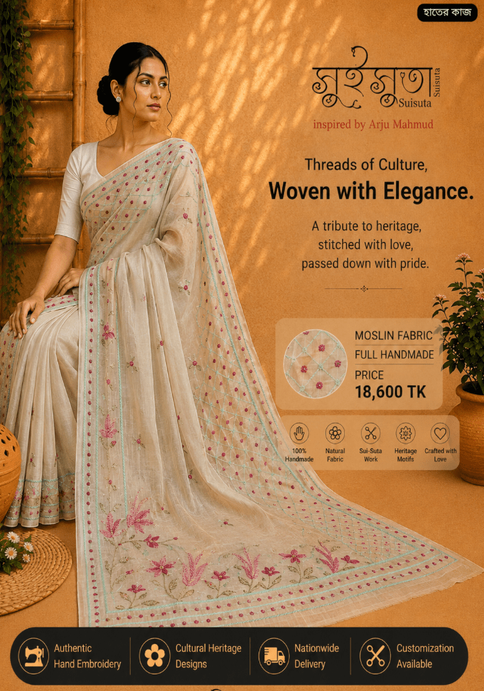Premium Muslin Sarees  Exclusive Handmade Nakshi Sarees for Timeles Beauty