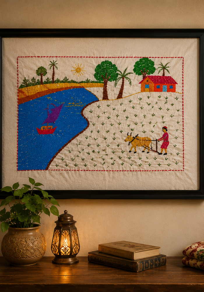 Village Crafted Wall Art | গ্রামের হাতে তৈরি ওয়াল আর্ট - Image 7