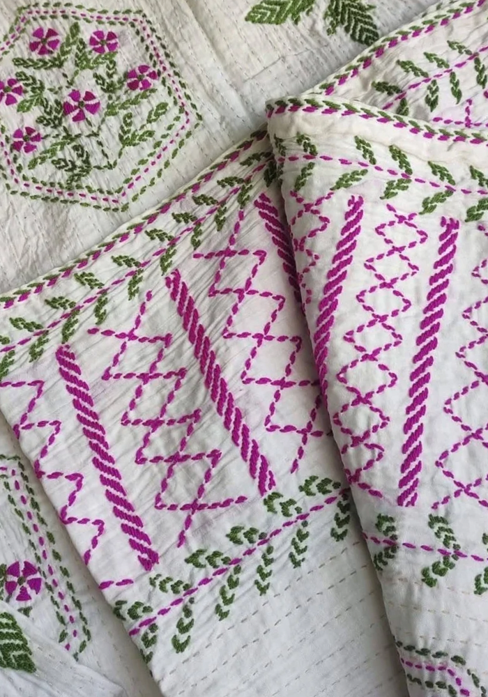 Suisuta Premium Nakshi Kantha – সুই-সুতায় তৈরি ভালোবাসার গল্প - Image 2