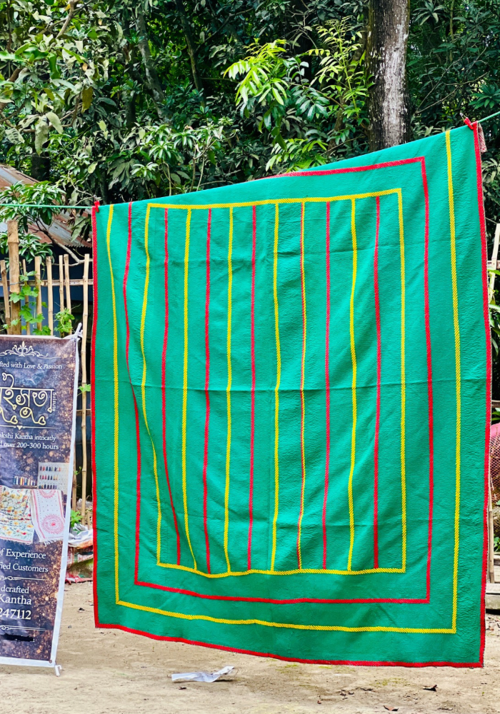 Premium Handmade Nokshi Kantha 6 Design Options | Custom Order Available | প্রিমিয়াম হাতে তৈরি নকশি কাঁথা কালেকশন - Image 3